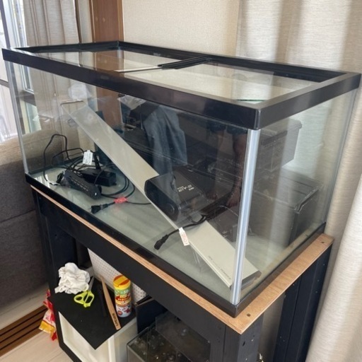 ※お値下げしました　ガラス水槽　900×450×450