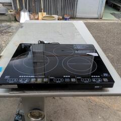 アイリスオーヤマ　IHクッキングヒーター　3口　IHC-W3-B...