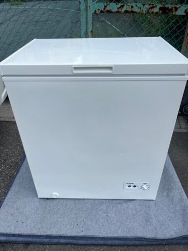 美品2020年製アイリスオーヤマ142L冷凍庫【ICSD-14A】上開き