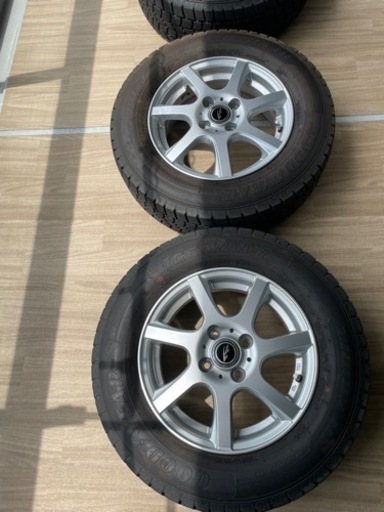 185/70R14 GOODYEAR スタッドレス アルミ4本セット
