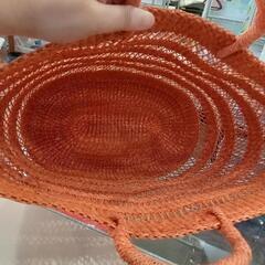 ★【ババグーリ】極美品❗ヨーガンレール  水草の透かし編みかごバッグ  大  北九州店舗店頭販売のみの画像