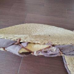 涼しい自然素材 い草クッション二枚の画像