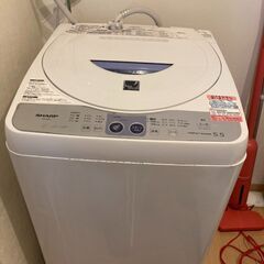 シャープ　ES-55E5　洗濯機の画像