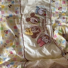『美品』プーさんベビーベッド＆ディズニーベビー布団セット【おまけ付き】 の画像