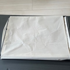 【0円・2個セット】無印良品ベッドフレーム用帆布バスケット・大の画像