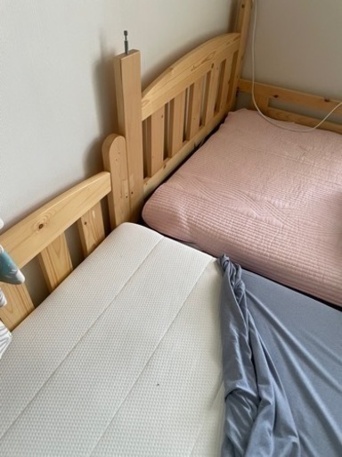 2段ベットニトリのマットレス付き