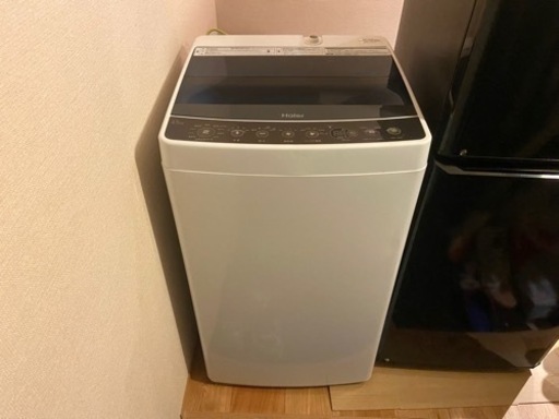 中古美品 Haier ハイアール 全自動電気洗濯機 JW-C45A 2017年製 洗濯機 通電 動作確認済み
