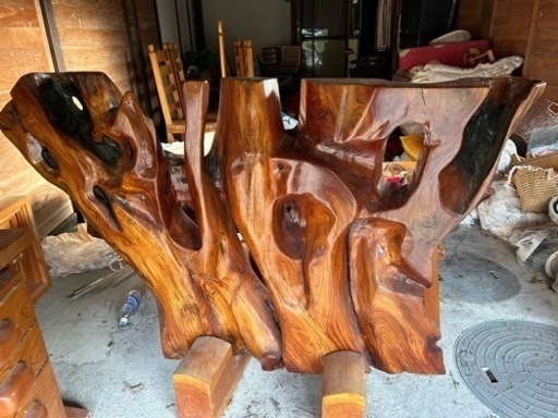 木製の手作り衝立