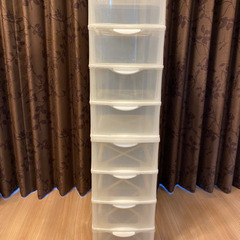 プラスチック収納ケース　A4サイズ4段（深4）x2の画像