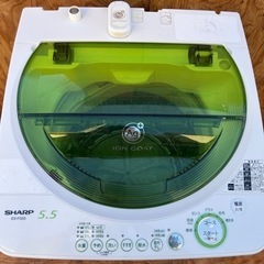格安洗濯機/SHARP/5.5kg/ES-FG55/2006年製の画像
