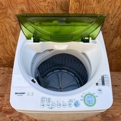 格安洗濯機/SHARP/5.5kg/ES-FG55/2006年製の画像