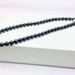 アコヤ 黒真珠｜念珠 ネックレス 4点セット の画像