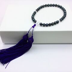アコヤ 黒真珠｜念珠 ネックレス 4点セット の画像