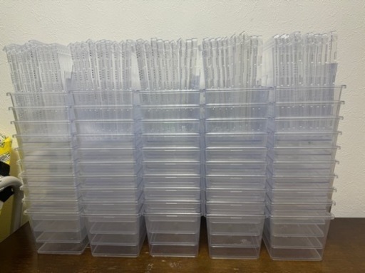 ②クリアスライダー 50個 クリアスライダー50個セット クワガタ カブトムシ 飼育ケース
