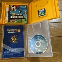 ゲームキューブ　マリオパーティ4 DSスーパーマリオブラザーズマリオサンシャインオールサンシャインゲットブック　の画像