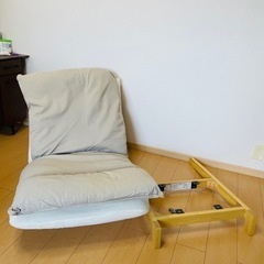無印良品　ハイバックリクライニングソファ　１シーターの画像