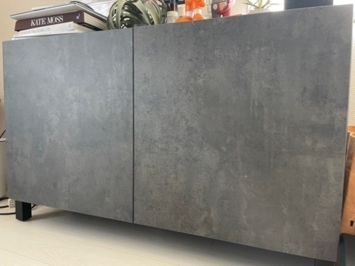IKEA BESTA キャビネット チェスト イケア 収納棚 グレー 北欧家具