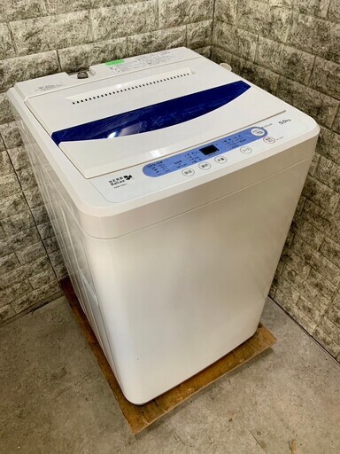 【美品】大阪送料無料★3か月保障付き★洗濯機★2017年★ヤマダ★5.0kg★YWM-T50A1★S-137