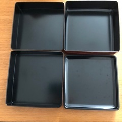 値下げ‼️ 3段重箱　メラミン漆器　お正月　おせちの画像