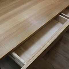 【川崎市宮前区リサイクルオフ】無印　MUJI　　タモ材　デスク　の画像