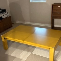 立川市★折れ脚伸長式テーブル★幅120～最大180×奥行75　S...