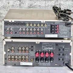 ONKYO プリメインアンプ + サラウンドプロセッサー セットの画像