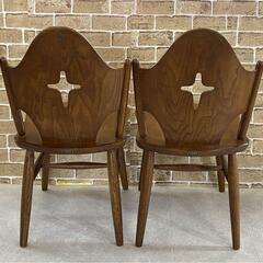 飛騨産業 WINDS 太平 ダイニングチェア 2脚セット 木製 椅子 イス 札幌