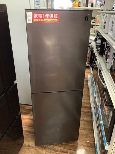 SHARP シャープ　2ドア冷蔵庫　SJ-PD28G-T 2021年製