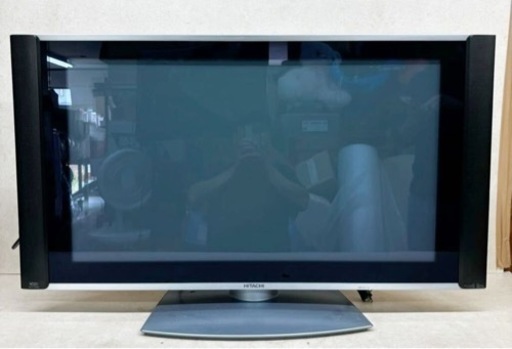 s0716601 HITACHI 日立 プラズマテレビ W37P-H9000 B-CASカード付き テレビ 家電 ジャンク 衛星放送 電化製品 通電確認済 中古品