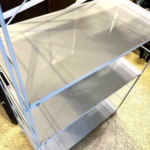 《売約済》【武蔵小山店】 無印 MUJI スチールラック ユニットシェルフ オープンラック ラック シェルフ 棚 大容量 収入 家具 