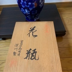 花瓶　飾り台　セット　深川製の画像