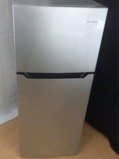 (送料無料) 2020年購入 美品 冷蔵庫 大容量ドアポケット 強化ガラストレイ 120L ⑥