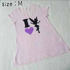 ティンカーベルTシャツ Ｍ