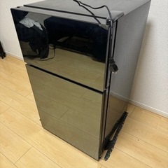 アイリスプラザ 冷蔵庫 81L 小型 右開き ミラーガラス アイリスプラザ 冷蔵庫 81L 小型 右開き ミラーガラス