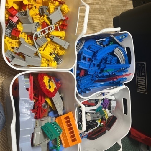 プラレール　セット　子供　おもちゃ　電車　レール　情景　トミカ