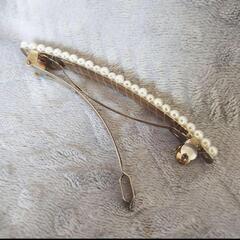 パール ヘアクリップの画像