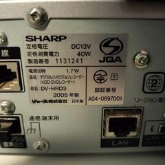 【受渡予定者決定】無料 シャープ製レコーダーの画像