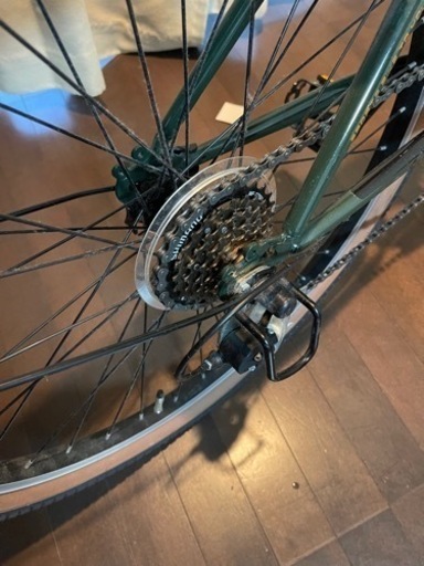 自転車　ストリートコンバート26型緑
