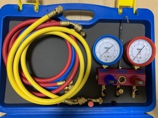 イチネンTASCO  マニホールドセット TA122FB