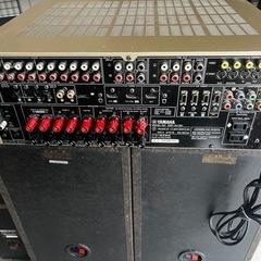 【値下げ可】HDMI対応！YAMAHA　7.1chオーディオアンプ＋スピーカーセットの画像