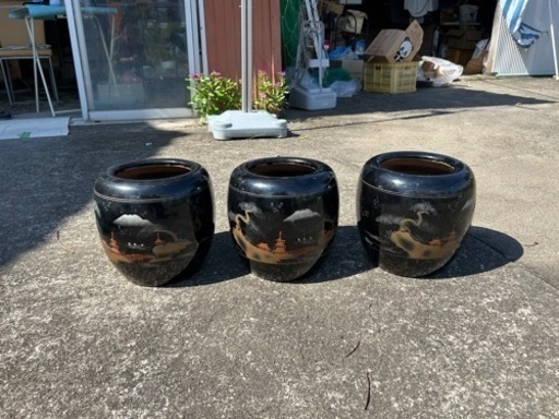 【骨董品】火鉢3個セット