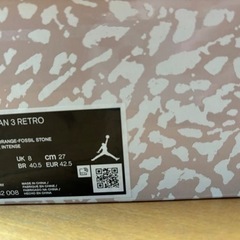 NIKE AIRJODAN 3 デザートエレファントの画像