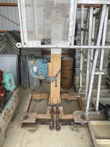 アルミ合金製高所作業台(手動式)