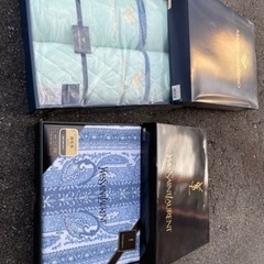 綿毛布　YSL、Mario 新品未使用