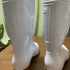調理用長靴　耐油　白　25.5センチ EEEの画像