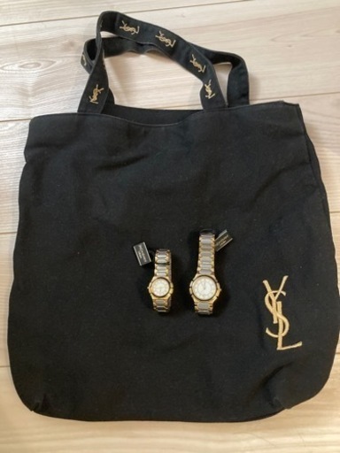イヴ・サンローラン　バックとペアウォッチ