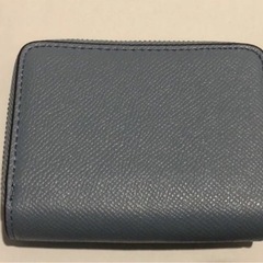 【プレミア商品】COACH コーチ 財布　ホワイト　ブルー　マルチ　三つ折りの画像