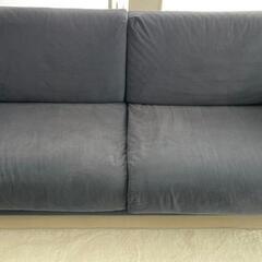 無印良品ウレタンポケットコイルソファ3シーター[洗いざらし綿帆布]の画像