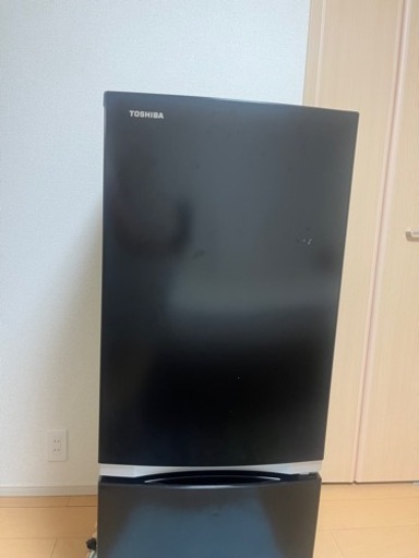 TOSHIBA 東芝ノンフロン冷凍冷蔵庫　黒　153L
