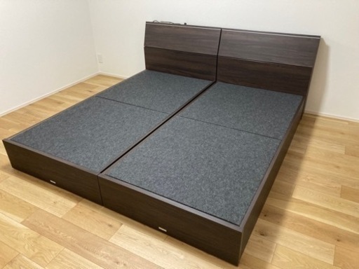 【値下げしました】格安　アスリープ　シングル2台　ベッドフレーム　フレームのみ